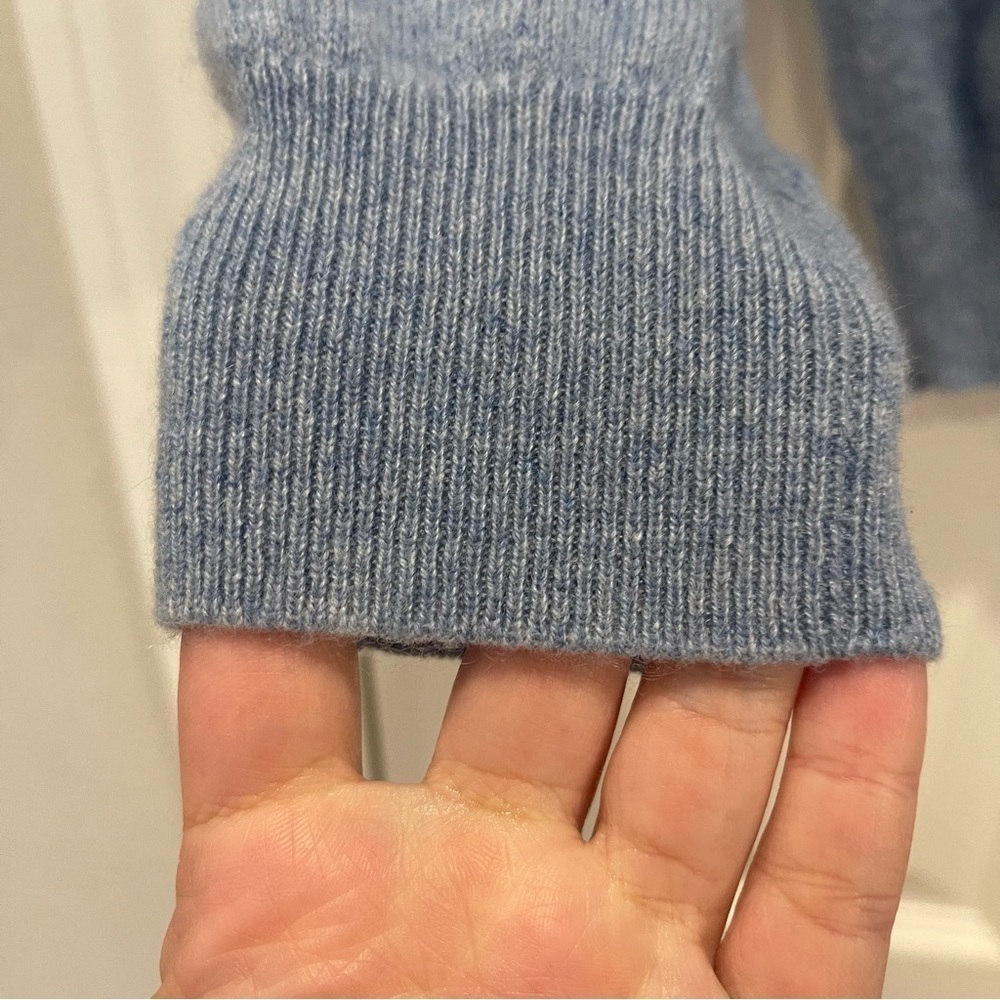 Jos A Bank Cashmere Light Blue Pullover Sweater Size Large Executive Collection - Picture 4 of 8